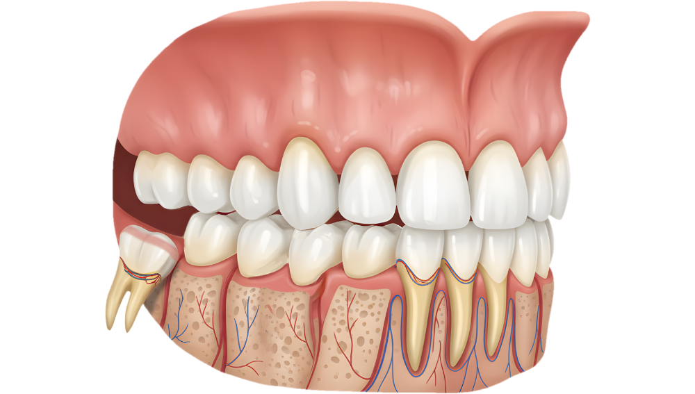 Vertically Impacted Wisdom Tooth